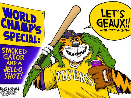 WORLD CHAMP S SPECIAL - LSU Baseball Cartoon from Walt Handelsman Online