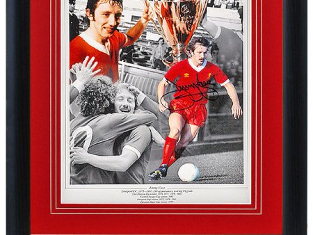 Jimmy Case Liverpool Legend Hand Signed 16x12   Montage AFTAL COA Hot on Sale