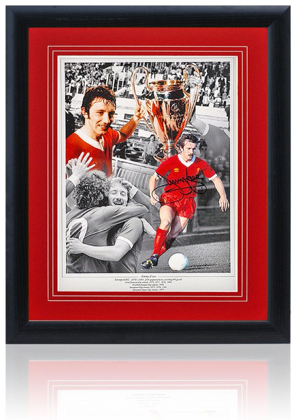 Jimmy Case Liverpool Legend Hand Signed 16x12   Montage AFTAL COA Hot on Sale