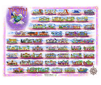 Krewe of Thoth- 2020 Carnival Bulletin Poster Online Sale