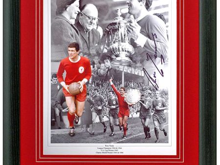 Ron Yeats Liverpool Legend Hand Signed 16x12   Montage AFTAL COA Cheap