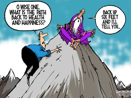 Limited Edition (50) Cartoon from Walt Handelsman - Wise One on Sale