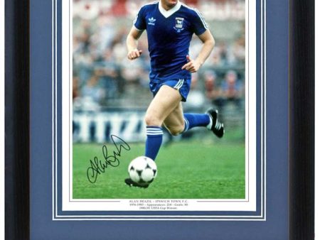 Alan Brazil Ipswich Town Legend Hand Signed 16x12    Photograph AFTAL COA For Discount