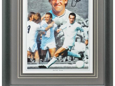 Alan Curtis Swansea Legend Hand Signed 16x12   Photograph AFTAL COA Cheap