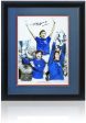 John Greig Rangers Legend Hand Signed 16x12  Montage AFTAL COA Cheap