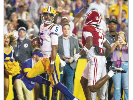 TWO GOOD! - LSU BEATS ALABAMA - SPORTS FRONT PAGE POSTER on Sale