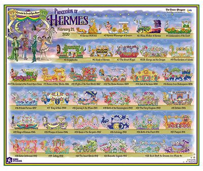 Procession of Hermes - 2020 Carnival Bulletin Poster Online Sale