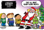 Signed Ragin  Cajuns Cartoon from Walt Handelsman Cheap