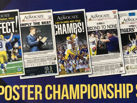 5-Poster Championship Set: PERFECT!, SIMPLY THE BEST, SEC CHAMPS, SECOND TO NONE, TIGERS  TIME Online now