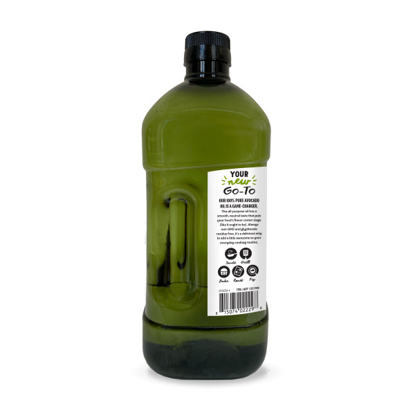 100% Pure Avocado Oil BPA-Free PET 2lt Bottle Fashion