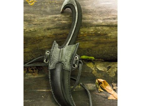 Dark Elven Throwing Knife with Holder on Sale