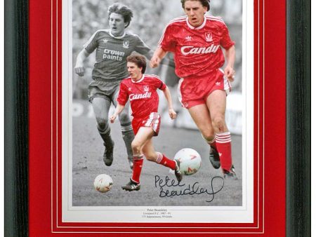 Peter Beardsley Liverpool Legend Hand Signed 16x12   Montage AFTAL COA on Sale