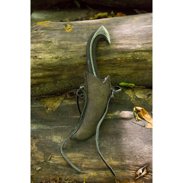 Dark Elven Throwing Knife with Holder on Sale