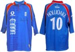 Adam Hollioake Match Worn & Hand Signed England ICC World Cup  99 Cricket Shirt AFTAL COA Online now