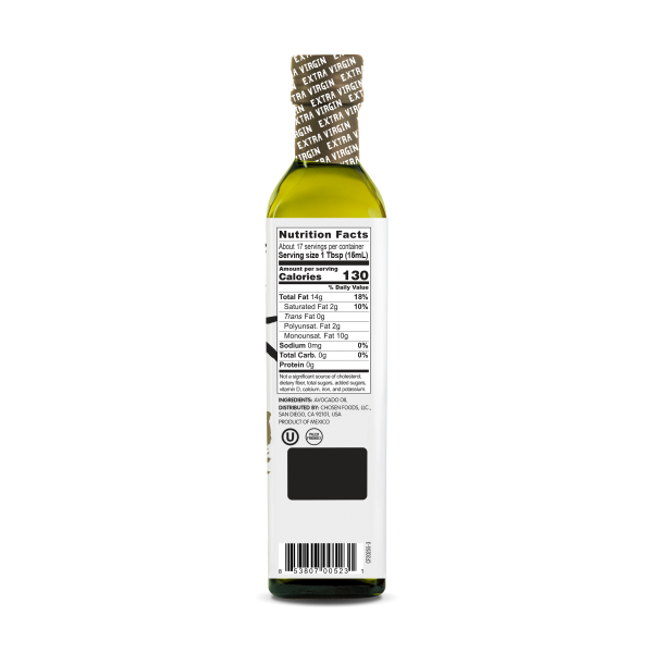 100% Pure Extra Virgin Avocado Oil 250ml Glass Bottle For Sale