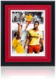 Luther Blissett Watford Legend Hand Signed 16x12  Montage AFTAL COA Fashion