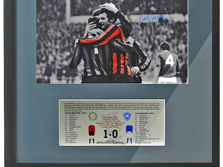 Neil Young Manchester City 1969 FA Cup  12x8   Hand Signed Photo AFTAL COA Hot on Sale