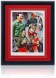 Bruce Grobbelaar Liverpool Legend Hand Signed 16x12   Montage AFTAL COA Cheap