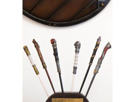 Wand Stand - Wood - Dark Brown For Cheap