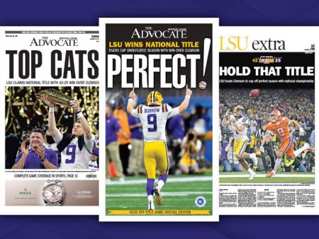 LSU Championship 3-Poster Set For Sale