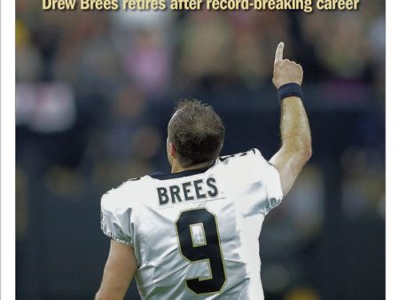 Our Saint - Commemorative Drew Brees front page retirement poster - SUBSCRIBER PRICE For Sale