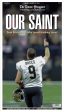 Our Saint - Commemorative Drew Brees front page retirement poster - SUBSCRIBER PRICE For Sale