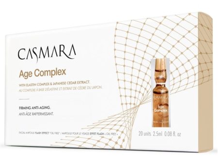 Ampulės veido odai Casmara Age Complex Ampoule, skirtos amžiaus paveiktai odai, 2.5 ml, 5 vnt. For Cheap