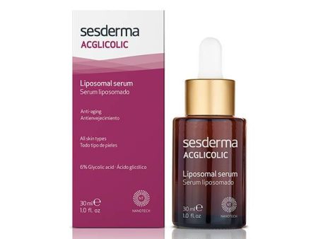 Sesderma liposominis veido serumas ACGLICOLIC, 30 ml +dovana mini Sesderma priemonė Hot on Sale