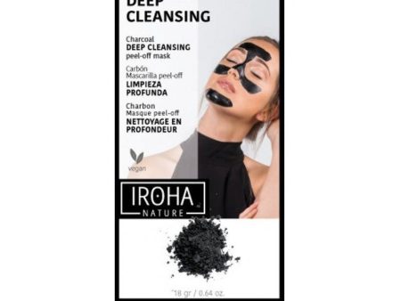 Detoksikuojanti veido kaukė IROHA Black Peel Off Detox Mask Charcoal MCIN08, su anglimi, nuplėšiama For Cheap