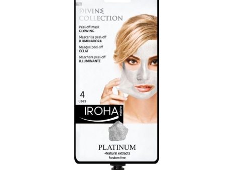 Skaistinanti odą veido kaukė Iroha Divine Collection Peel-off Mask Platinum, nuplėšiama, 4 kartams Online