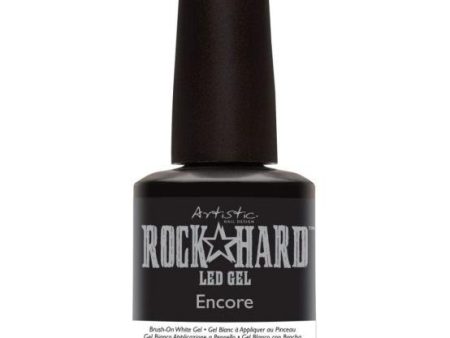 Baltas prancūziškam manikiūrui skirtas gelis Artistic Encore Brush On White, 15 ml Hot on Sale