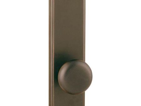 Emtek 8811TRT Privacy , Sideplate Locksets Colonial Non-Keyed 9  , Triton Lever Hot on Sale