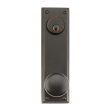 Emtek 8980CK Passage Single Keyed , Sideplate Locksets Quincy 5-1 2  Center to Center Keyed , Diamond Crystal Knob Sale